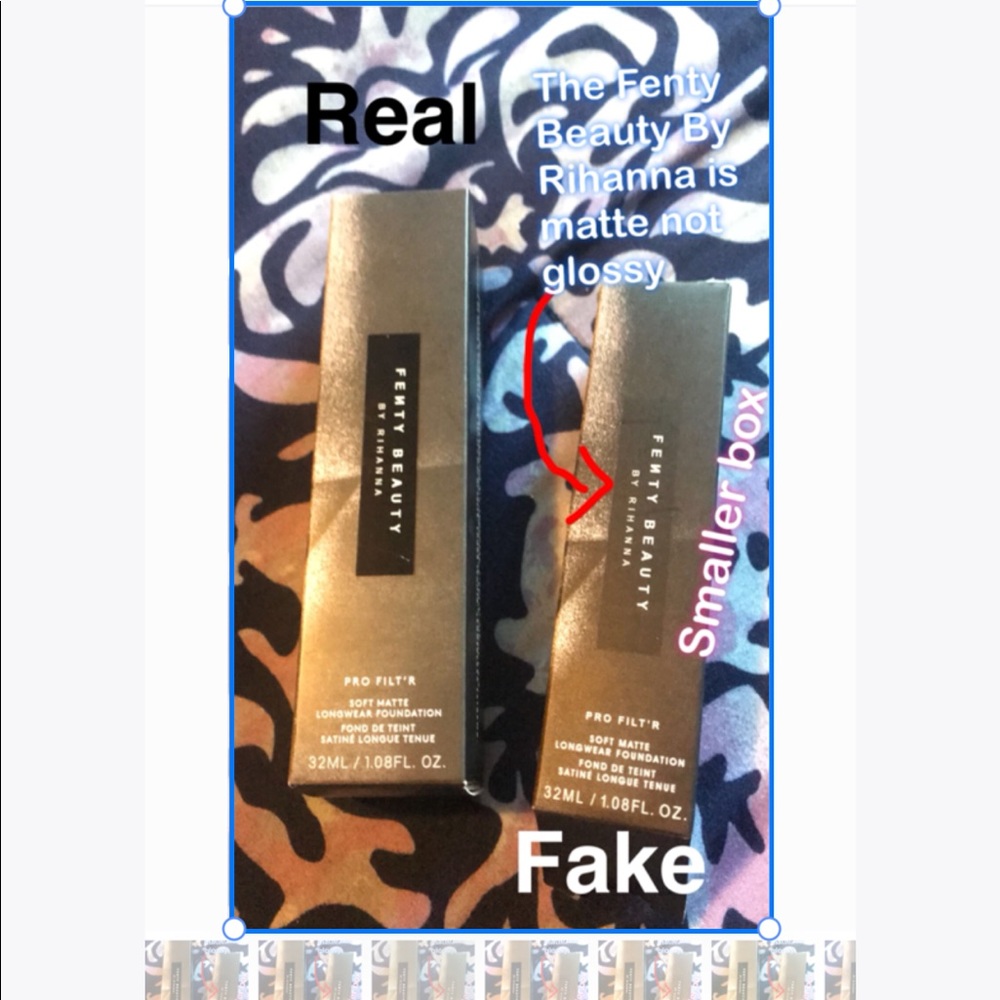 FENTY BEAUTY Foundation Real Vs. Fake
